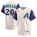 Luis Gonzalez Arizona Diamondbacks Nike Throwback Cooperstown Collection Limited Jersey - Cream | MLB Fan Gear