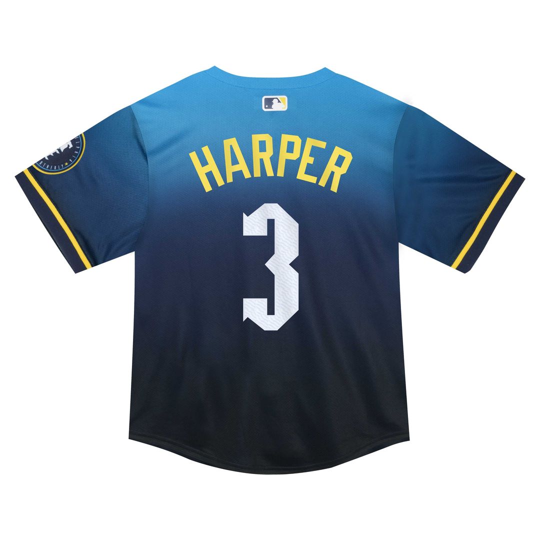 Bryce Harper Philadelphia Phillies Nike Infant 2024 City Connect Limited Player Jersey - Blue | MLB Fan Gear
