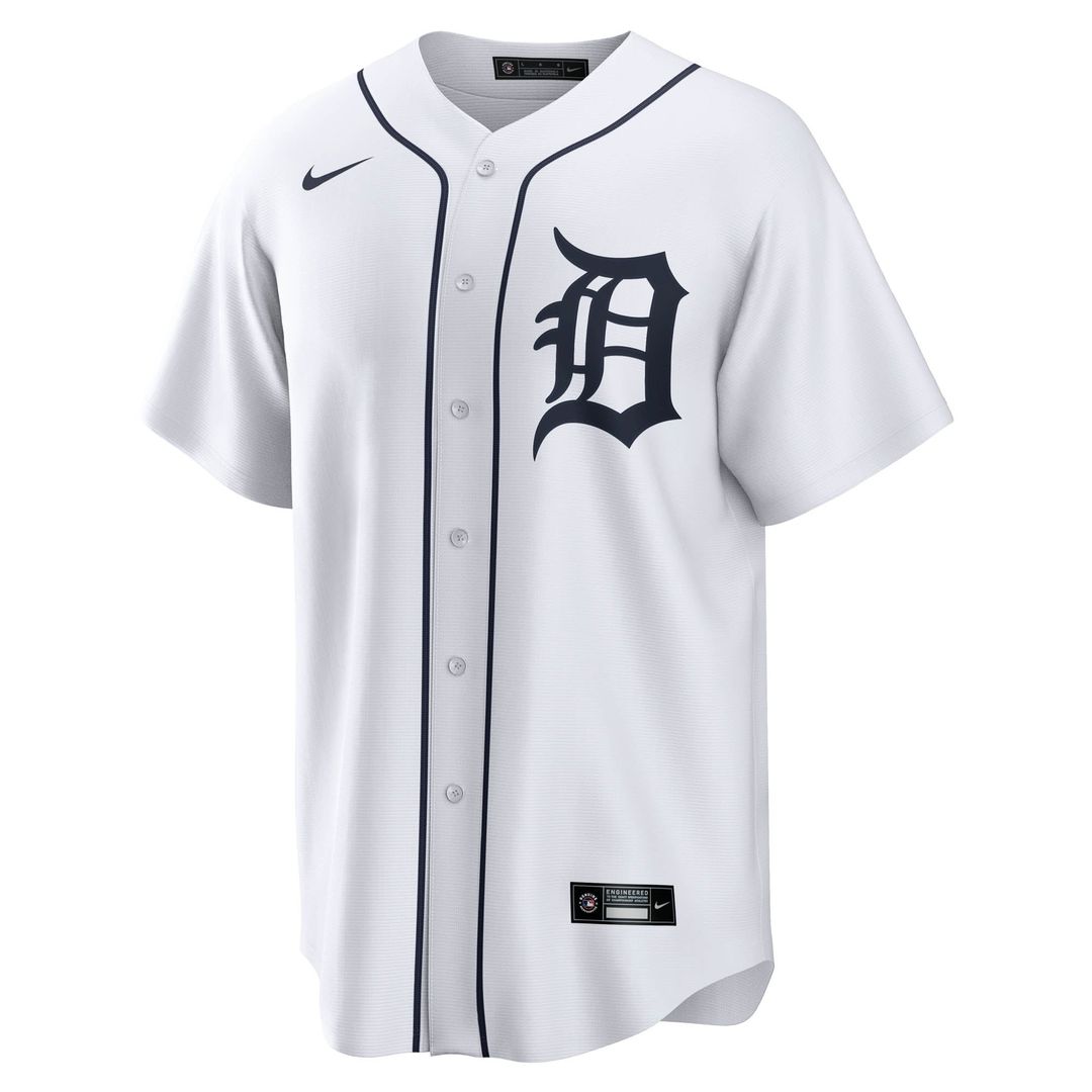 Wenceel Pérez Detroit Tigers Nike Home Replica Jersey - White | MLB Fan Gear