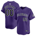 Colorado Rockies Nike Alternate Limited Custom Jersey - Purple | MLB Fan Gear