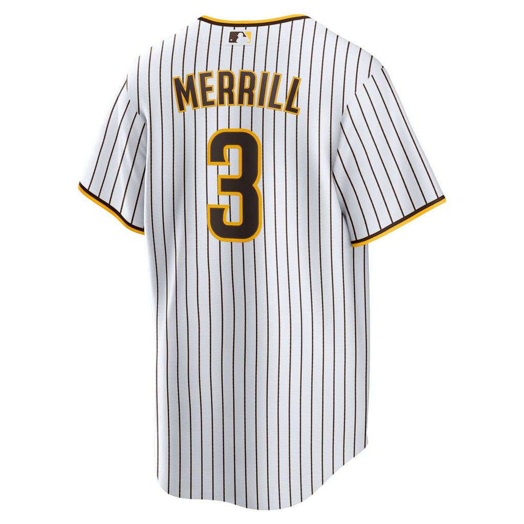 Jackson Merrill San Diego Padres Nike Home Replica Jersey - White | MLB Fan Gear