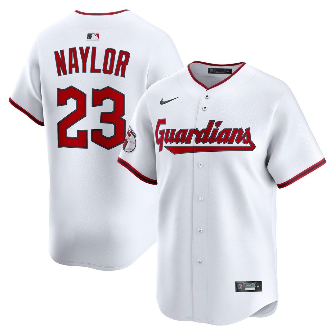 Bo Naylor Cleveland Guardians Nike Home Limited Player Jersey - White | MLB Fan Gear