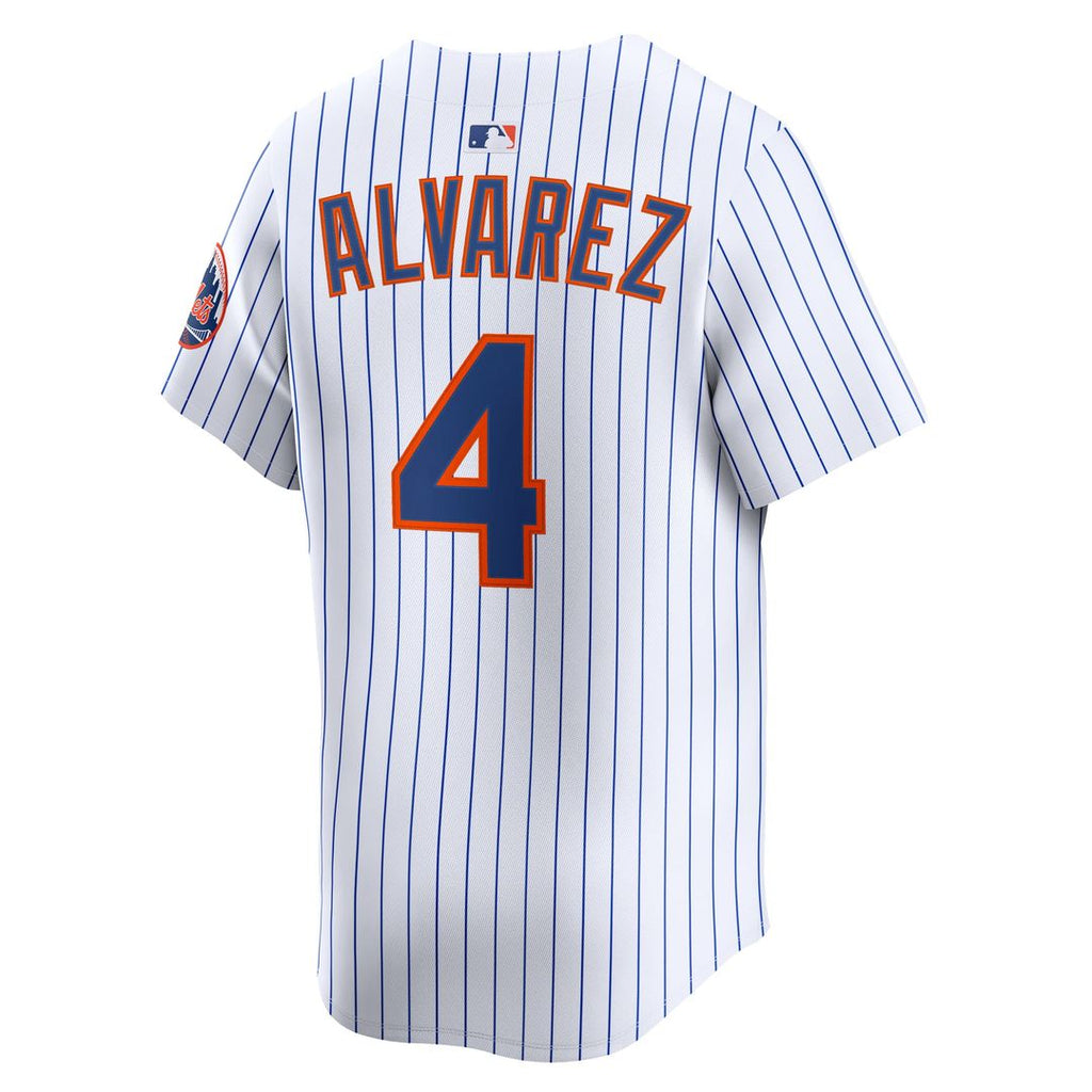 Francisco Alvarez New York Mets Nike Home Limited Player Jersey - White | MLB Fan Gear
