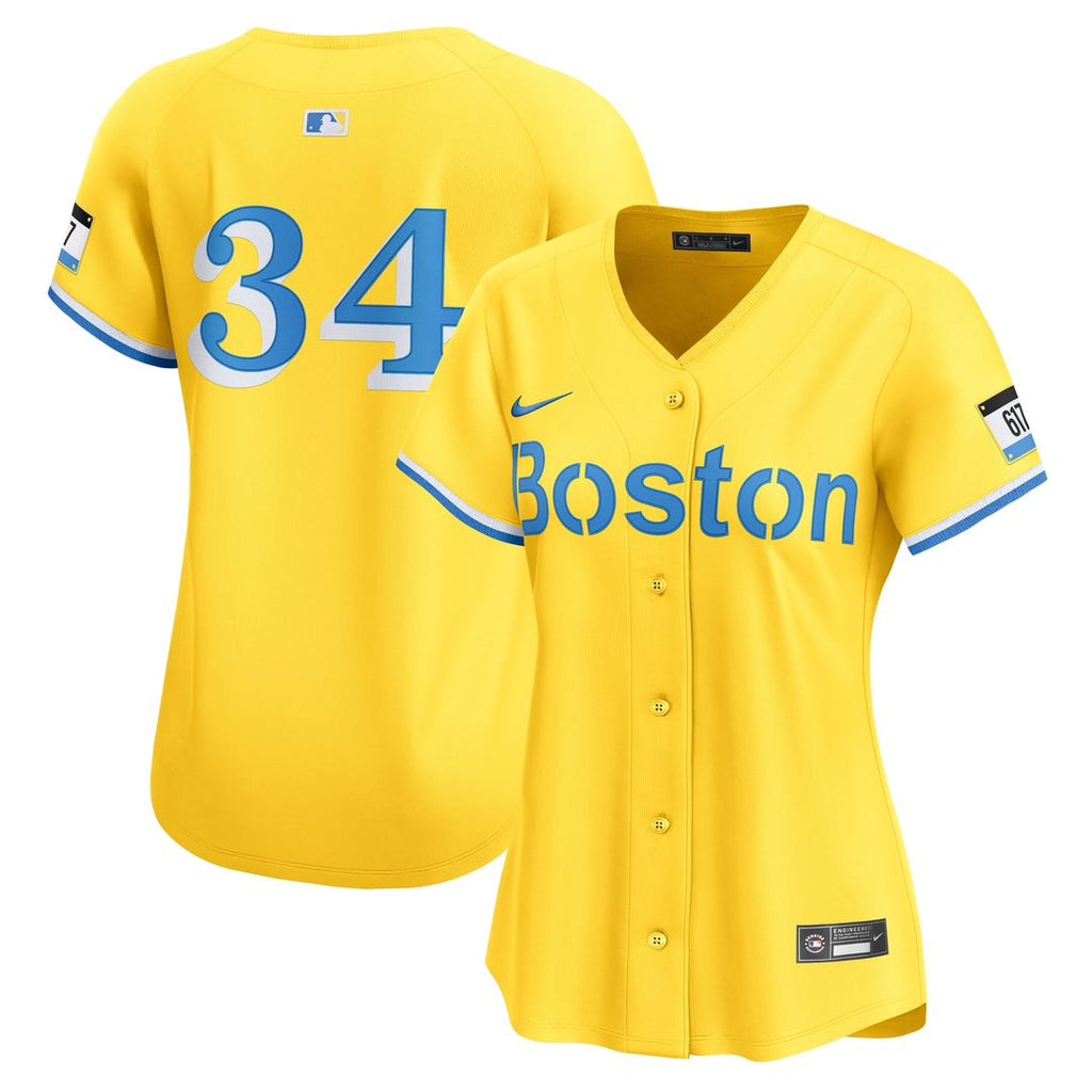 David Ortiz Boston Red Sox Nike Women's City Connect Limited Jersey - Gold | MLB Fan Gear