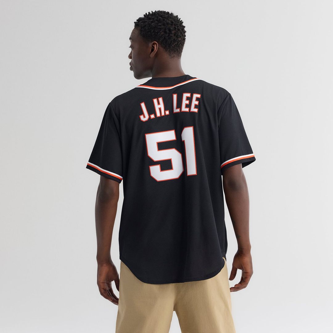 Jung Hoo Lee San Francisco Giants Nike Fashion Replica Black Out Jersey | MLB Fan Gear