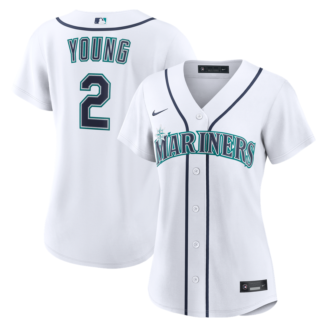 Cole Young Seattle Mariners Nike Women's Home Replica Jersey - White | MLB Fan Gear