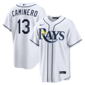 Junior Caminero Tampa Bay Rays Nike Home Replica Jersey - White | MLB Fan Gear