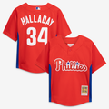 Roy Halladay Philadelphia Phillies Mitchell & Ness Preschool Cooperstown Collection Mesh Batting Practice Jersey - Red | MLB Fan Gear