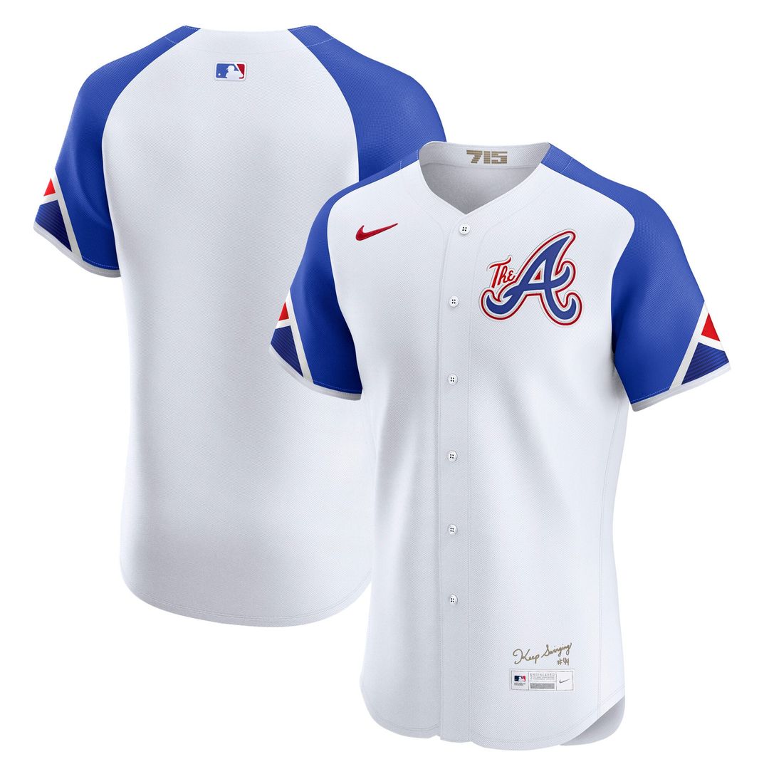 Atlanta Braves Nike City Connect Elite Jersey - White | MLB Fan Gear