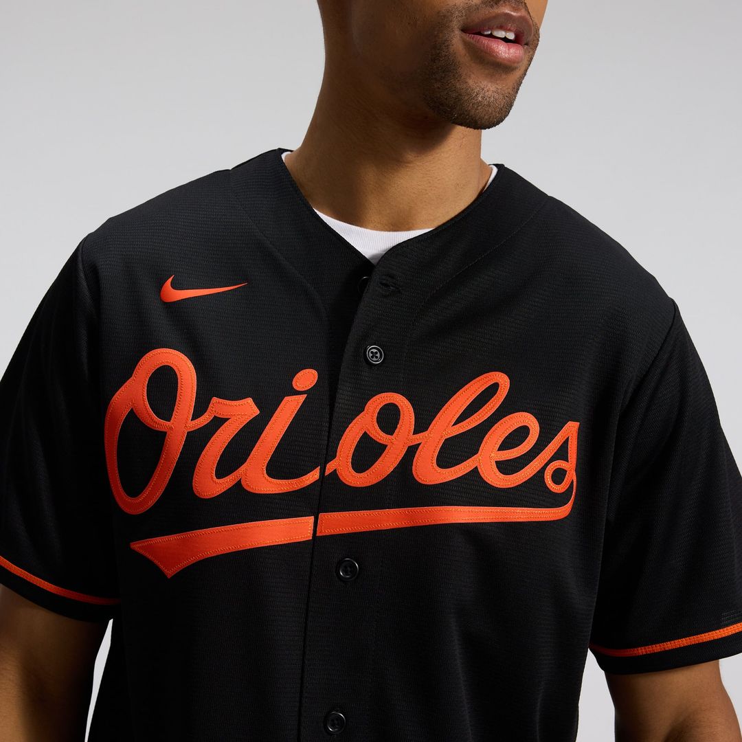 Baltimore Orioles Nike Alternate Replica Team Jersey - Black | MLB Fan Gear