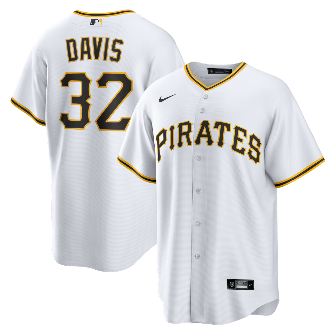 Henry Davis Pittsburgh Pirates Nike Home Replica Jersey - White | MLB Fan Gear