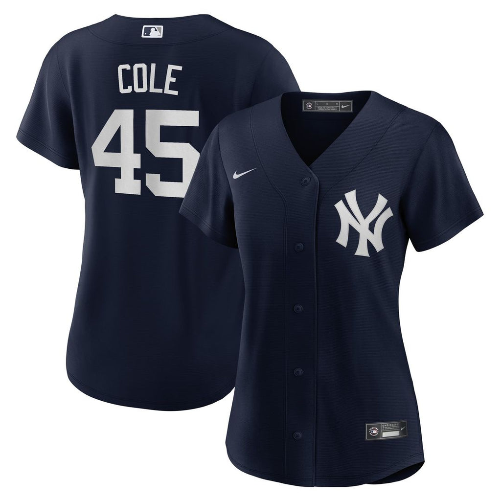 Gerrit Cole New York Yankees Nike Women's Alternate Replica Player Jersey - Navy | MLB Fan Gear
