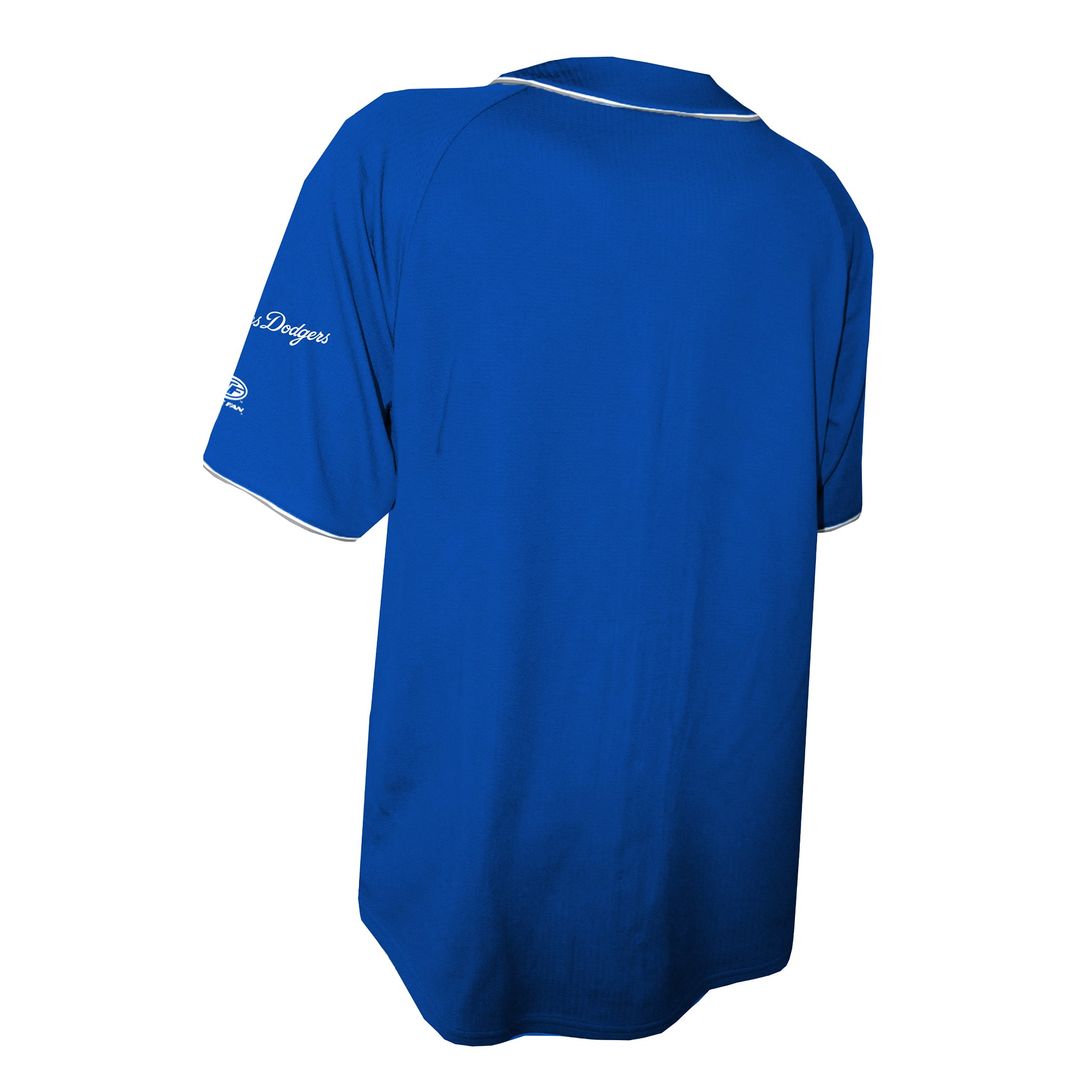 Los Angeles Dodgers Stitches Team Color Full-Button Fashion Jersey - Royal | MLB Fan Gear