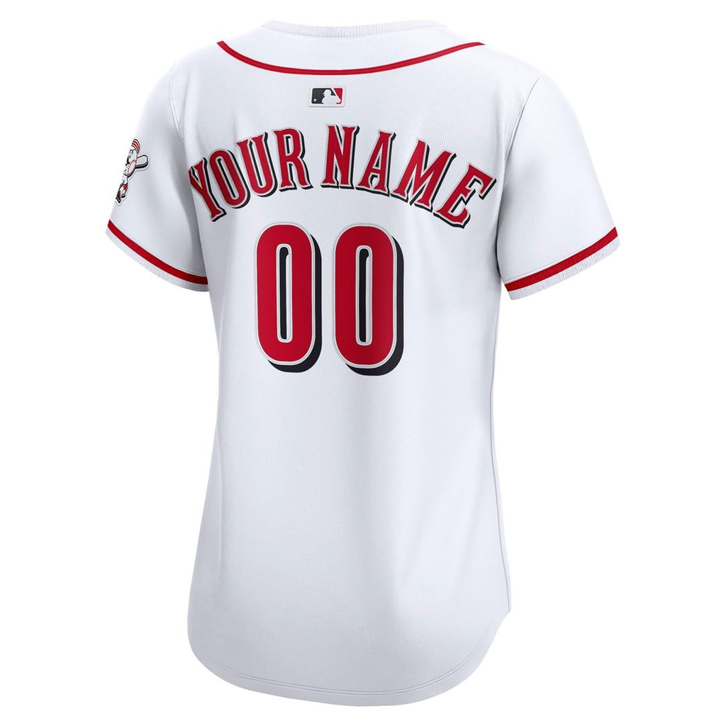 Cincinnati Reds Nike Women's Home Limited Custom Jersey - White | MLB Fan Gear