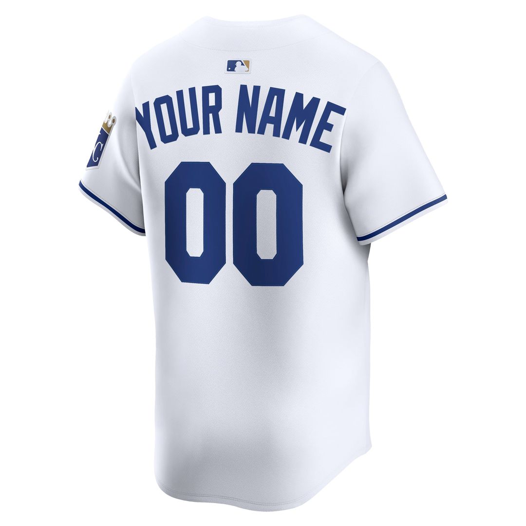 Kansas City Royals Nike Home Limited Custom Jersey - White | MLB Fan Gear