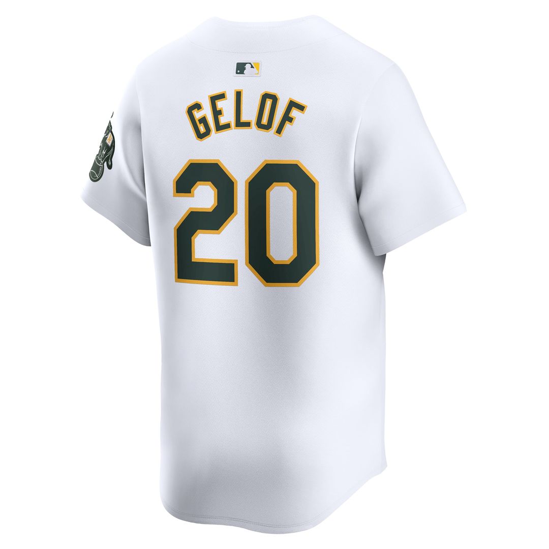 Zack Gelof Athletics Nike Home Limited Player Jersey - White | MLB Fan Gear