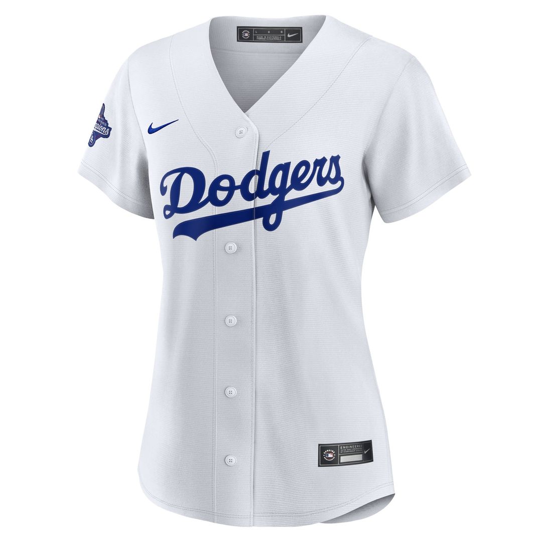 Clayton Kershaw Los Angeles Dodgers Nike Women's Home 2025 World Series Champions Replica Jersey - White | MLB Fan Gear