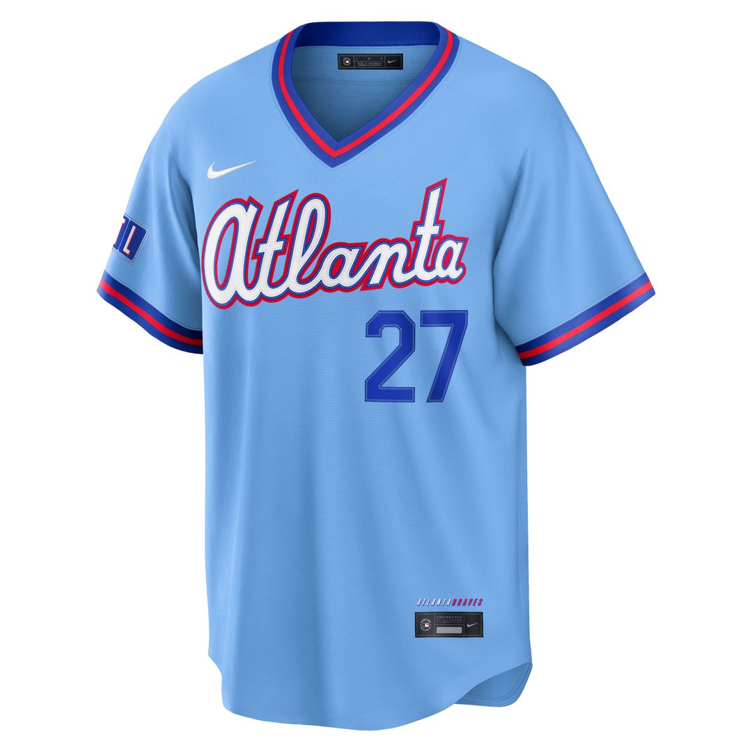 Austin Riley Atlanta Braves Nike 2026 City Connect Stadium Jersey - Powder Blue | MLB Fan Gear