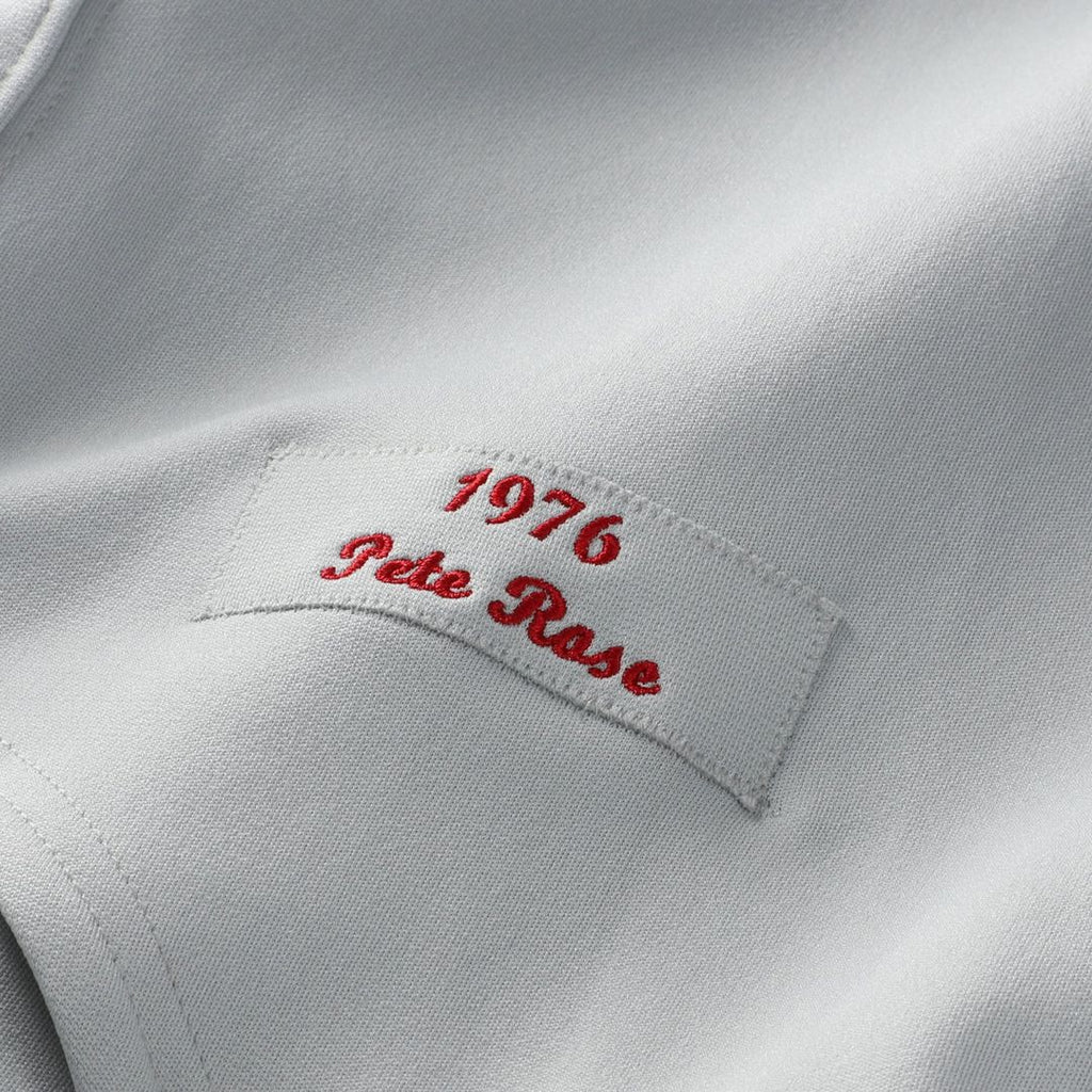 Pete Rose Cincinnati Reds Mitchell & Ness 1976 Authentic Jersey - Gray | MLB Fan Gear