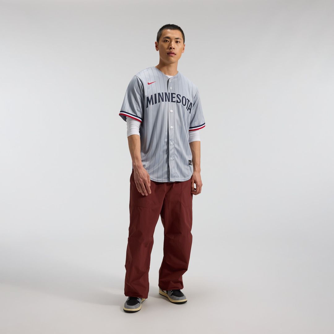 Minnesota Twins Nike Road Replica Team Jersey - Gray | MLB Fan Gear