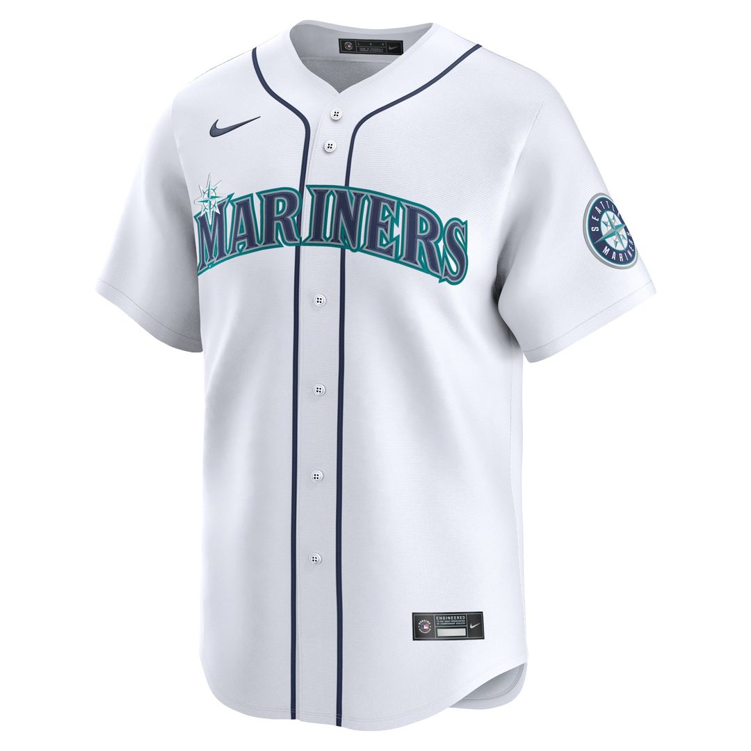 Seattle Mariners Nike Home Limited Custom Jersey - White | MLB Fan Gear