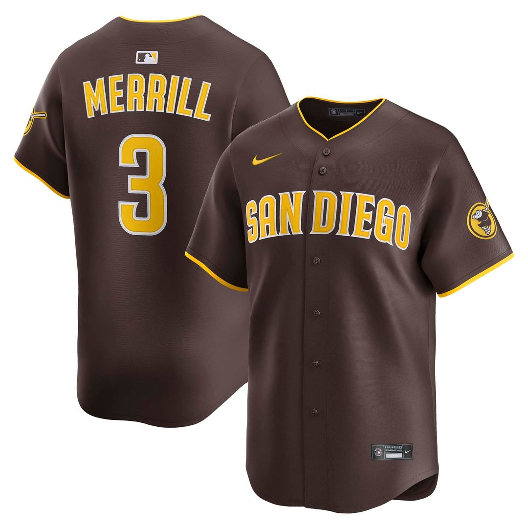 Jackson Merrill San Diego Padres Nike Home Limited Player Jersey - White | MLB Fan Gear