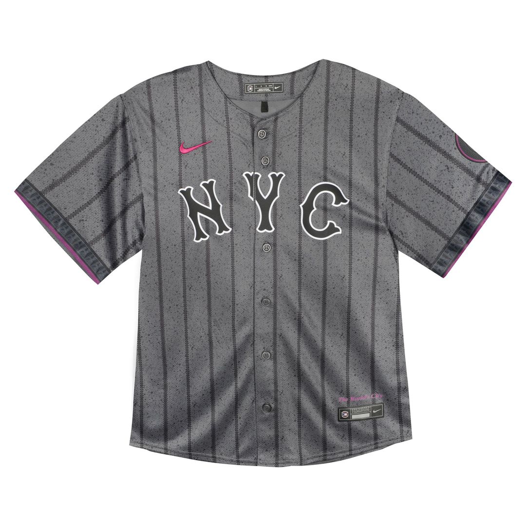 New York Mets Nike Toddler City Connect Team Limited Jersey - Gray | MLB Fan Gear