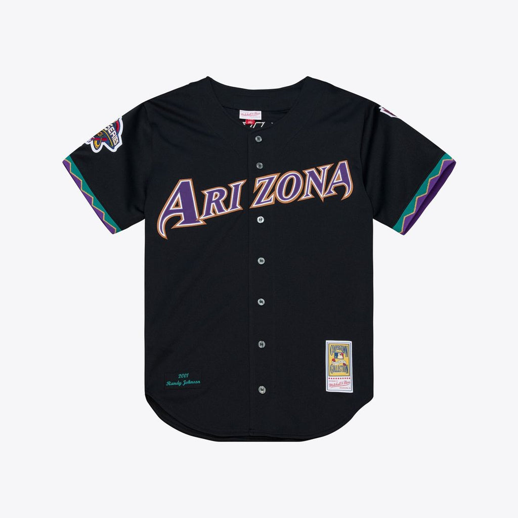 Randy Johnson Arizona Diamondbacks Mitchell & Ness 2001 Authentic Jersey - Black | MLB Fan Gear