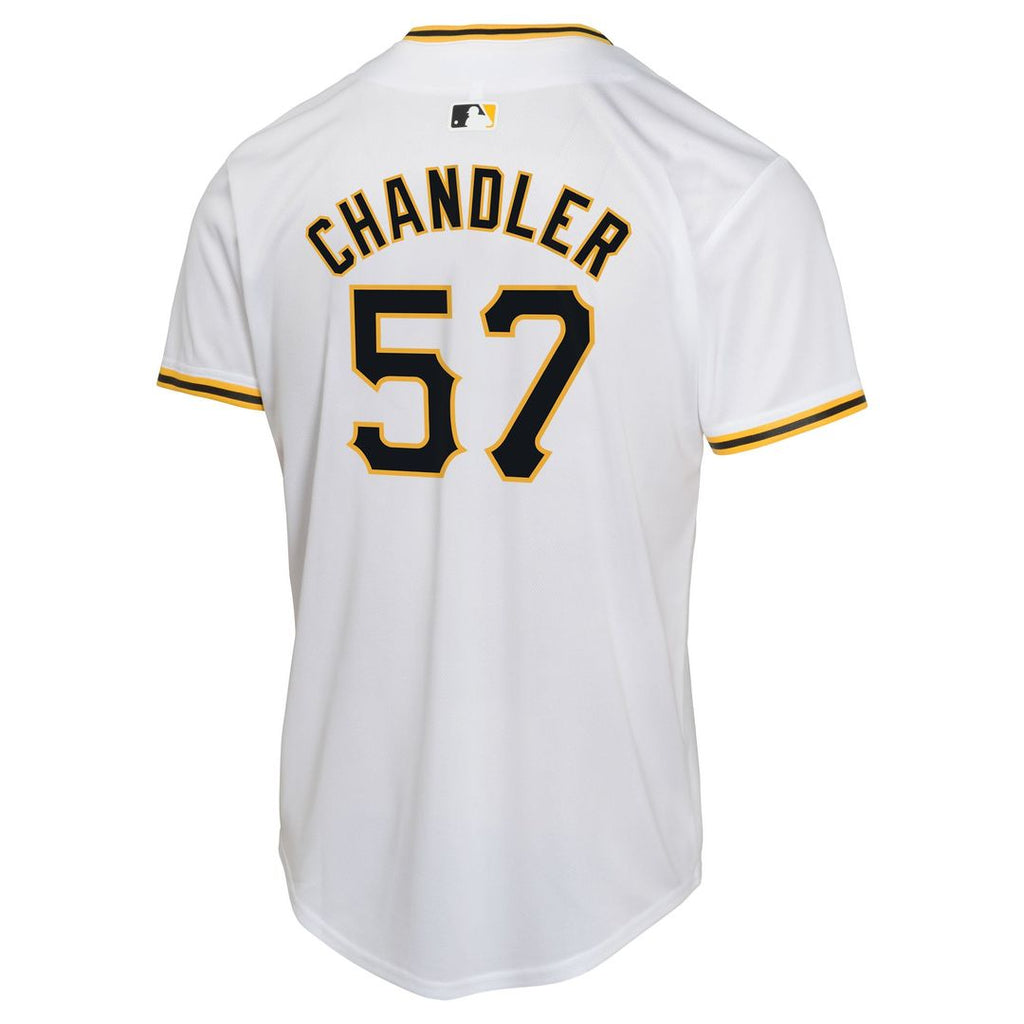 Bubba Chandler Pittsburgh Pirates Nike Youth Home Player Game Jersey - White | MLB Fan Gear