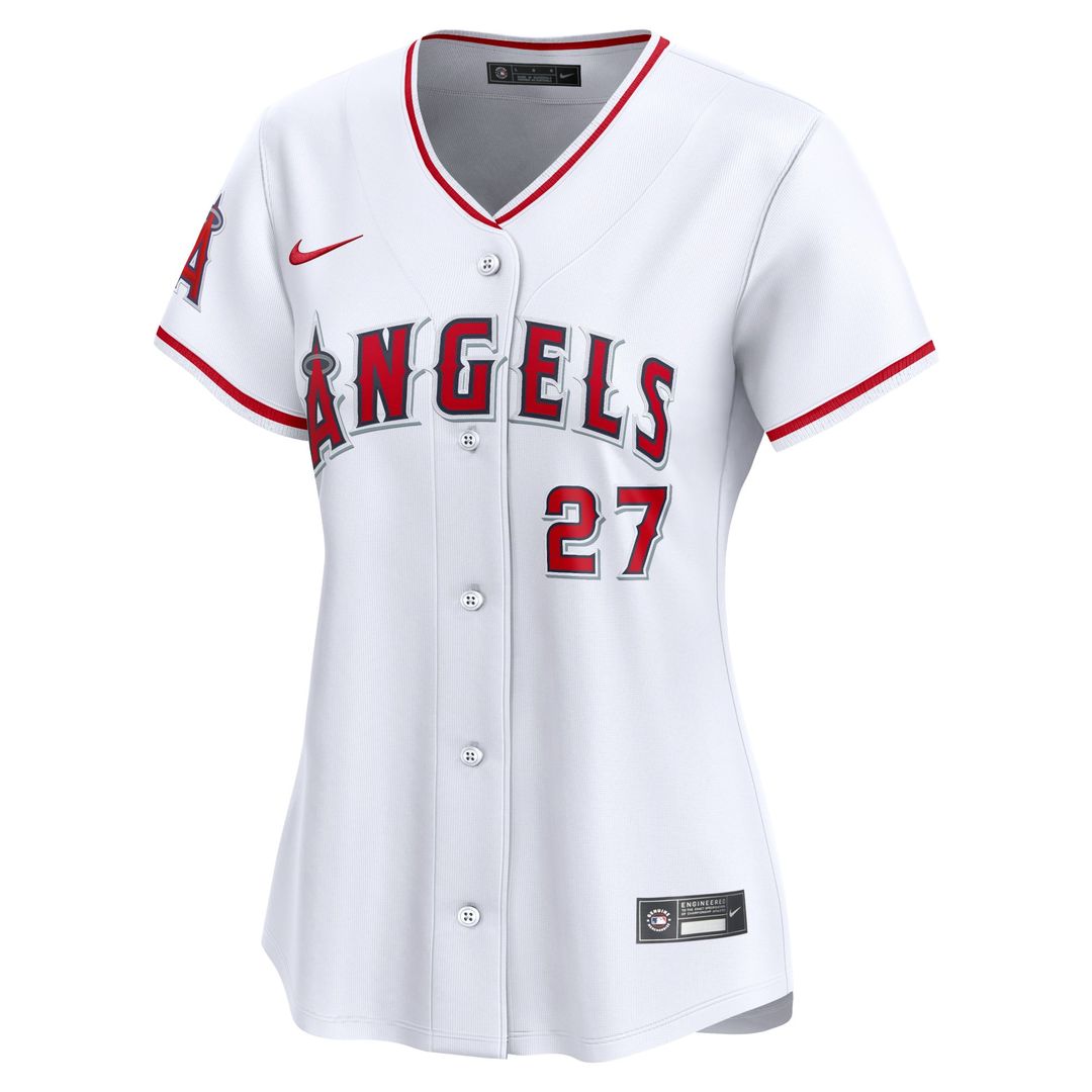 Mike Trout Los Angeles Angels Nike Women's Home Limited Player Jersey - White | MLB Fan Gear