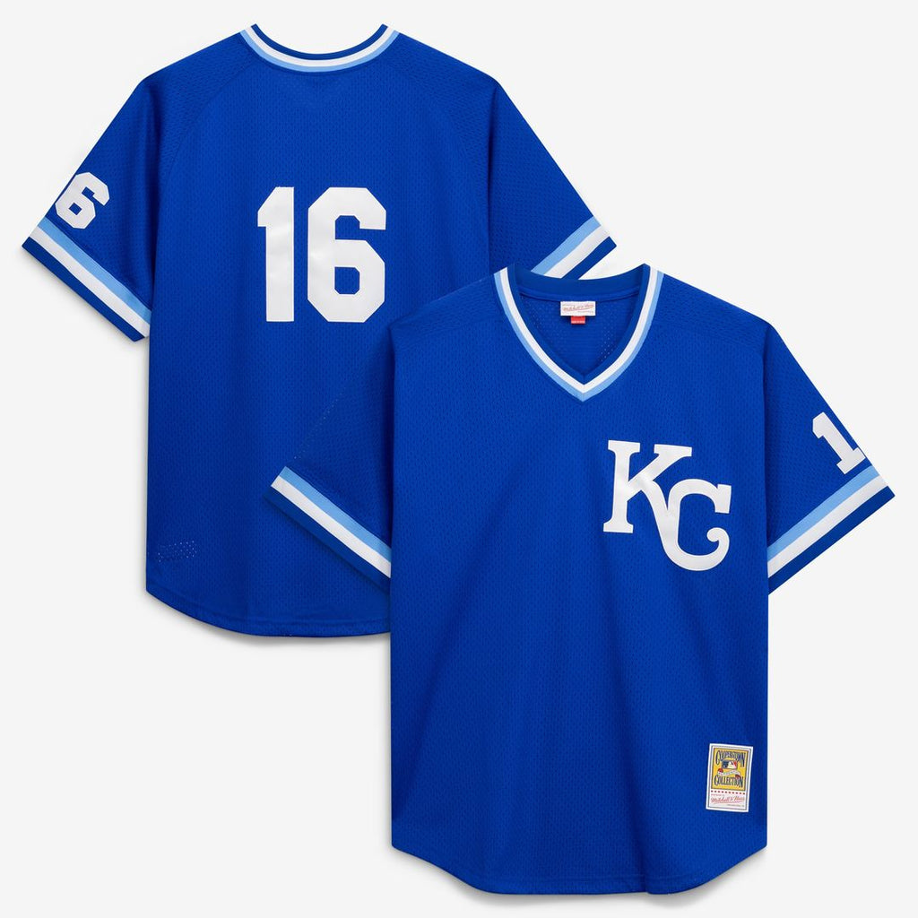 Bo Jackson Kansas City Royals Mitchell & Ness Cooperstown Collection Big & Tall Mesh Batting Practice Jersey - Royal | MLB Fan Gear