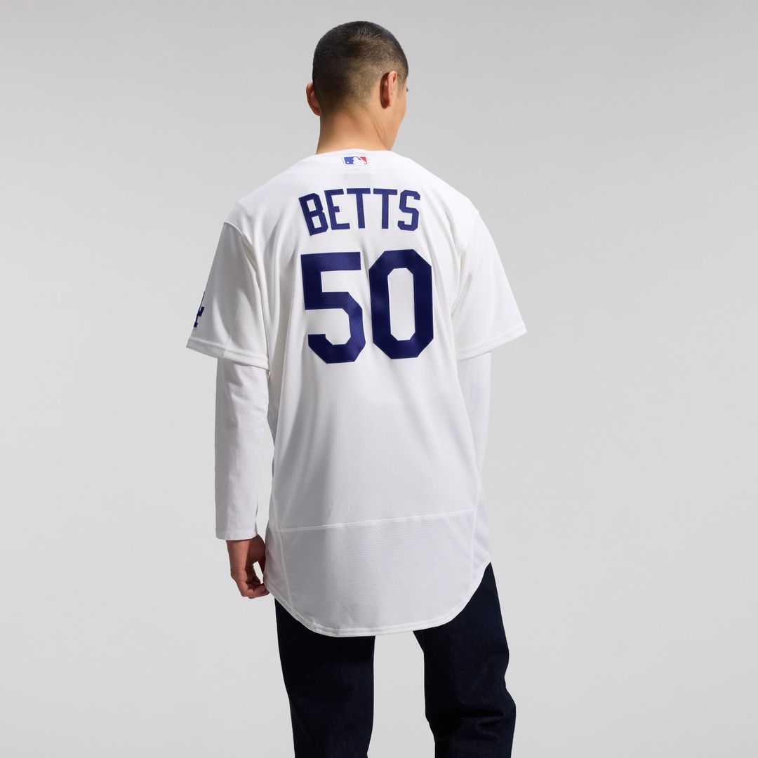 Mookie Betts Los Angeles Dodgers Nike Home Authentic Jersey - White | MLB Fan Gear
