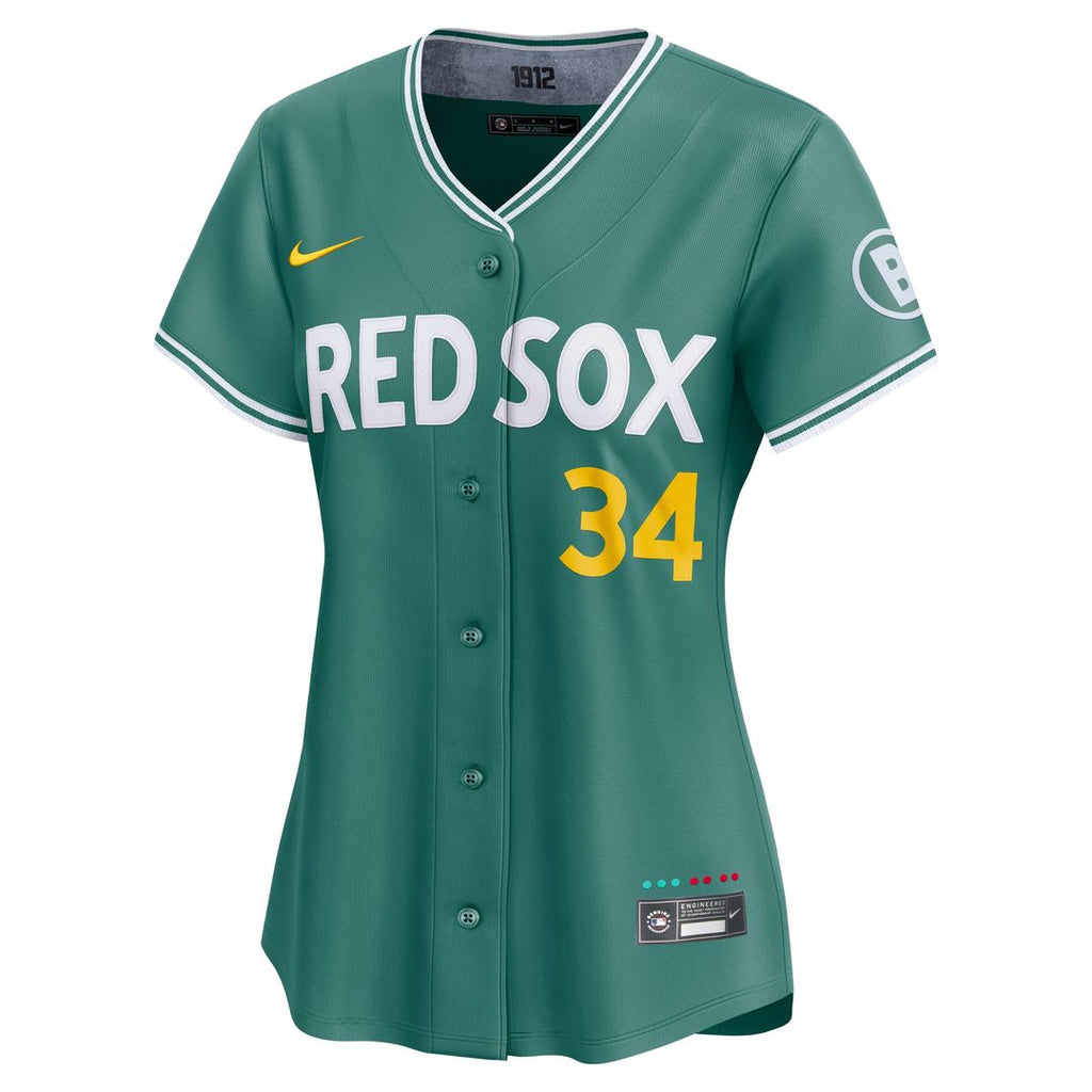 David Ortiz Boston Red Sox Nike Women's 2025 City Connect Limited Retired Player Jersey - Green | MLB Fan Gear