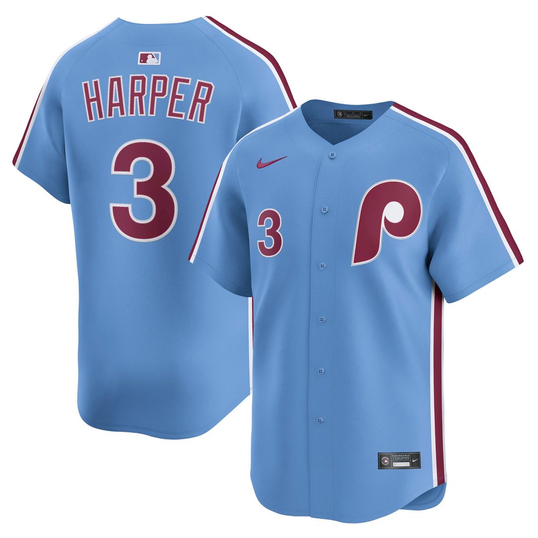 Bryce Harper Philadelphia Phillies Nike Road Limited Player Jersey - Gray | MLB Fan Gear