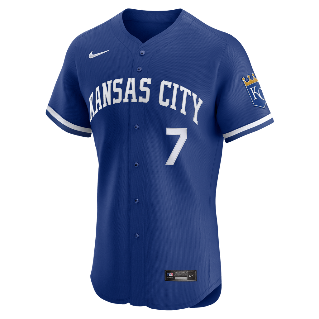 Bobby Witt Jr. Kansas City Royals Nike Alternate 2 Elite Player Jersey - Royal | MLB Fan Gear