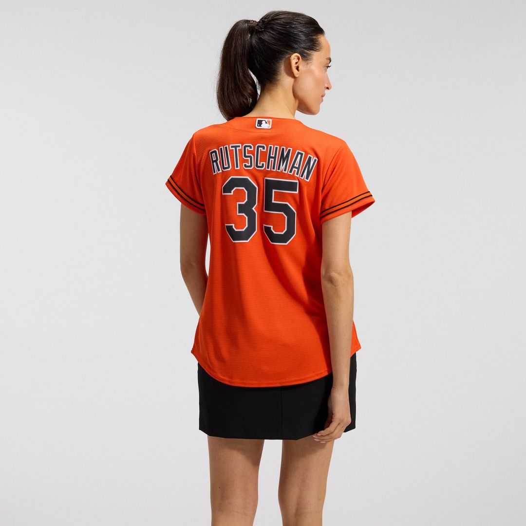 Adley Rutschman Baltimore Orioles Nike Women's Alternate Replica Player Jersey - Orange | MLB Fan Gear