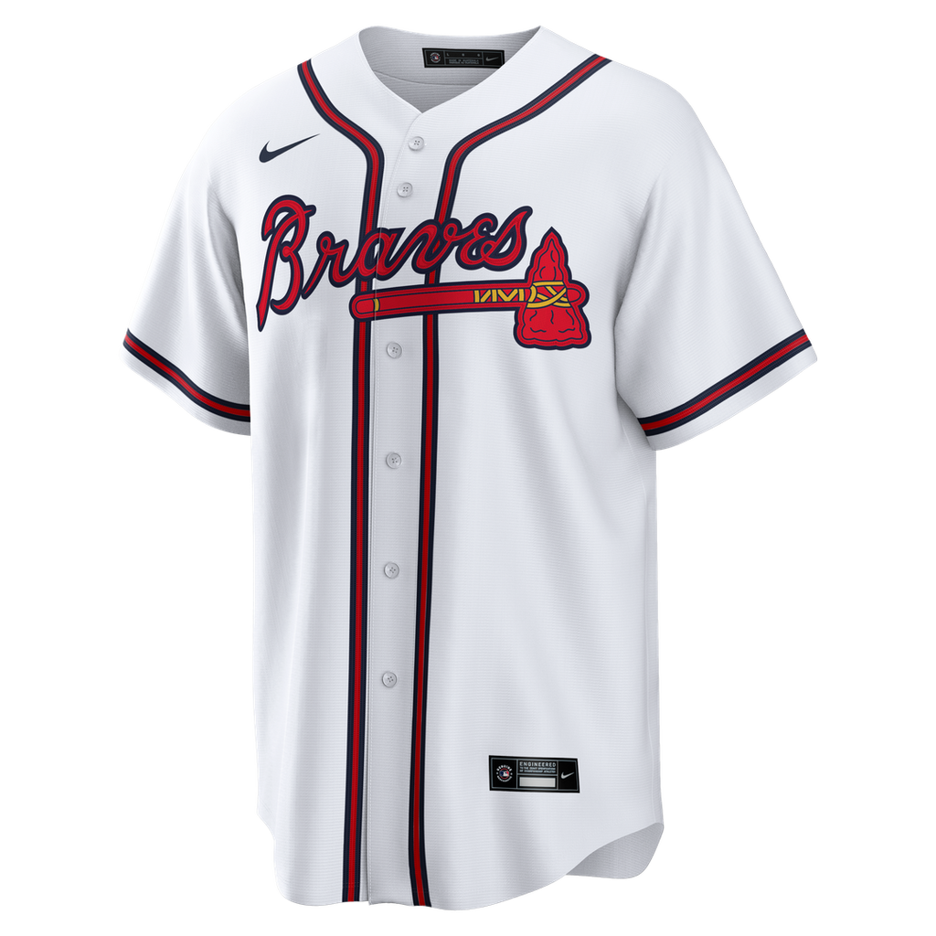 Chipper Jones Atlanta Braves Nike Home Retired Player Replica Jersey - White | MLB Fan Gear