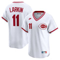 Barry Larkin Cincinnati Reds Nike Throwback Cooperstown Collection Limited Jersey - White | MLB Fan Gear