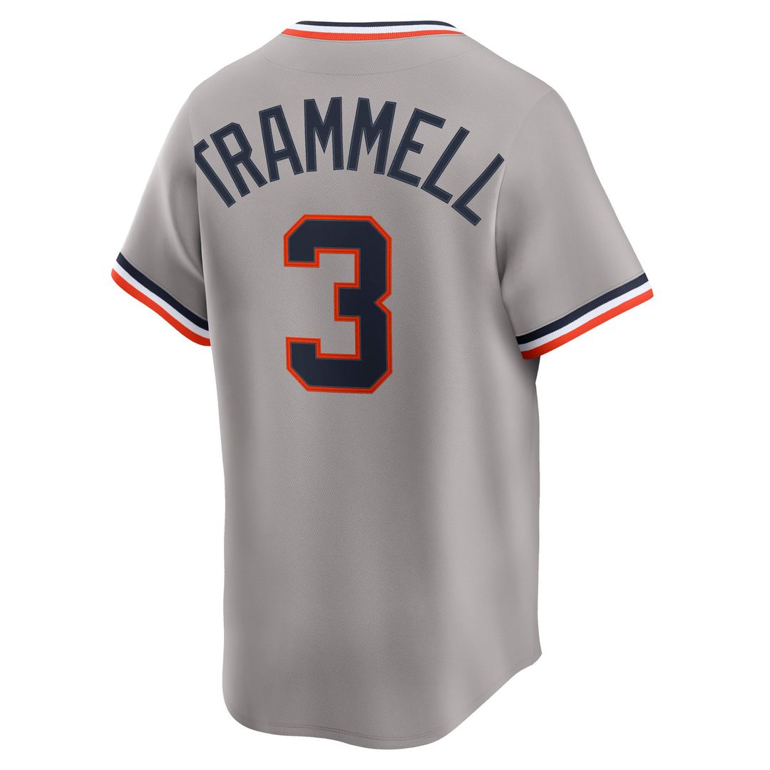 Alan Trammell Detroit Tigers Nike Cooperstown Collection Limited Jersey - Gray | MLB Fan Gear