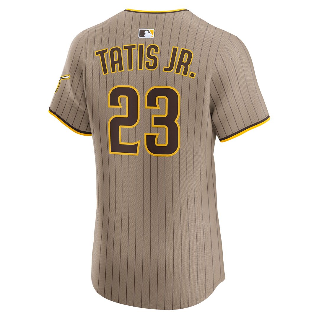 Fernando Tatis Jr. San Diego Padres Nike Alternate Elite Jersey - Sand | MLB Fan Gear