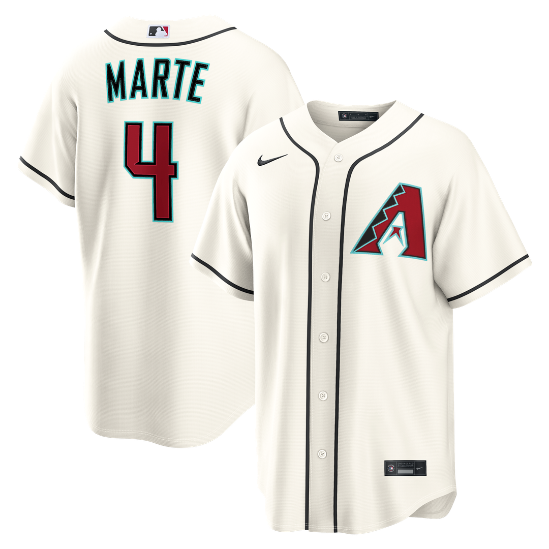 Ketel Marte Arizona Diamondbacks Nike Home Replica Jersey - Cream | MLB Fan Gear