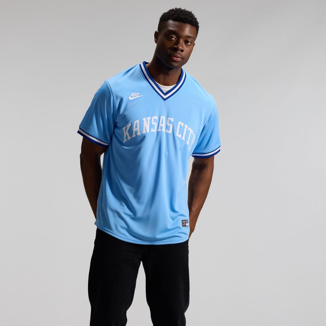 Bo Jackson Kansas City Royals Nike Throwback Cooperstown Collection Limited Jersey - Light Blue | MLB Fan Gear