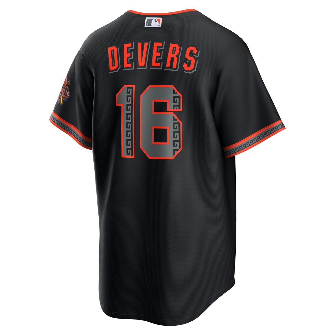 Rafael Devers San Francisco Giants Nike Alternate Stadium Jersey - Black | MLB Fan Gear