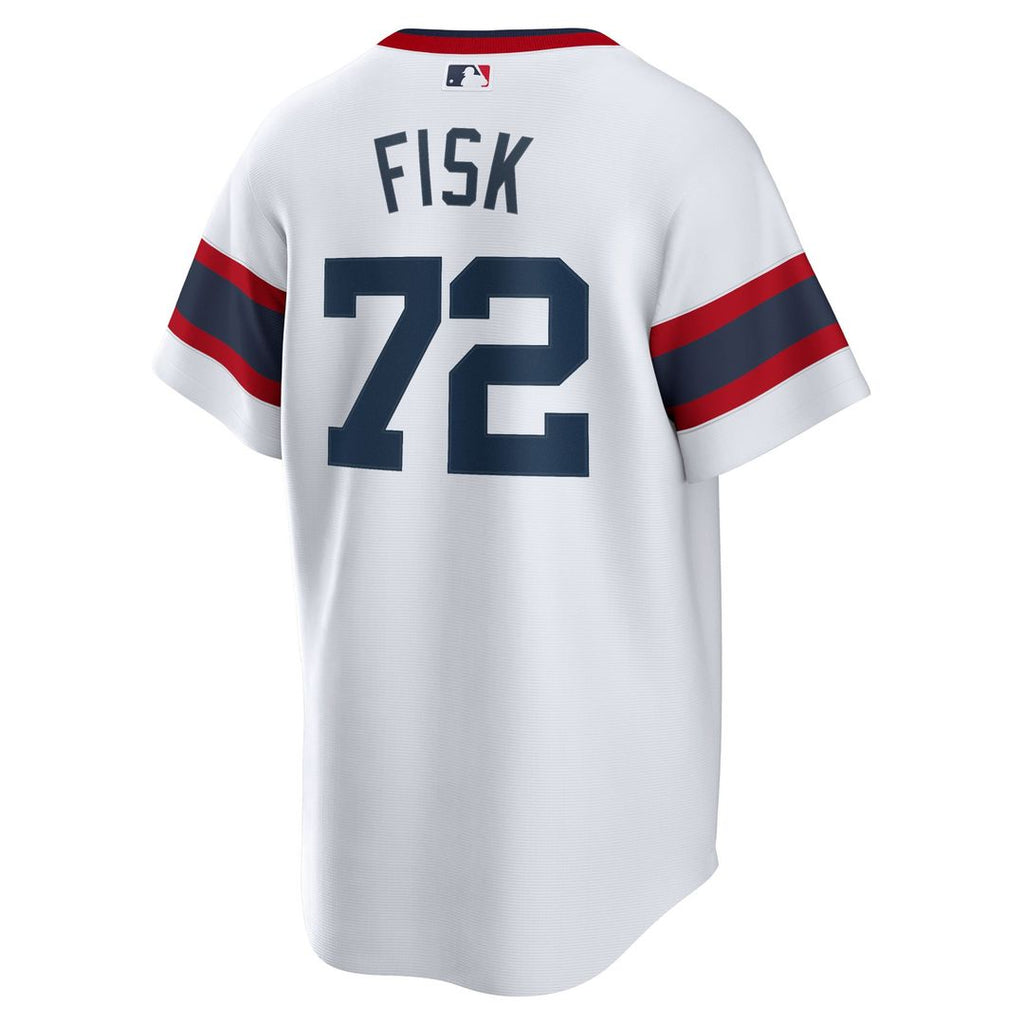 Carlton Fisk Chicago White Sox Nike Home Cooperstown Collection Team Player Jersey - White | MLB Fan Gear