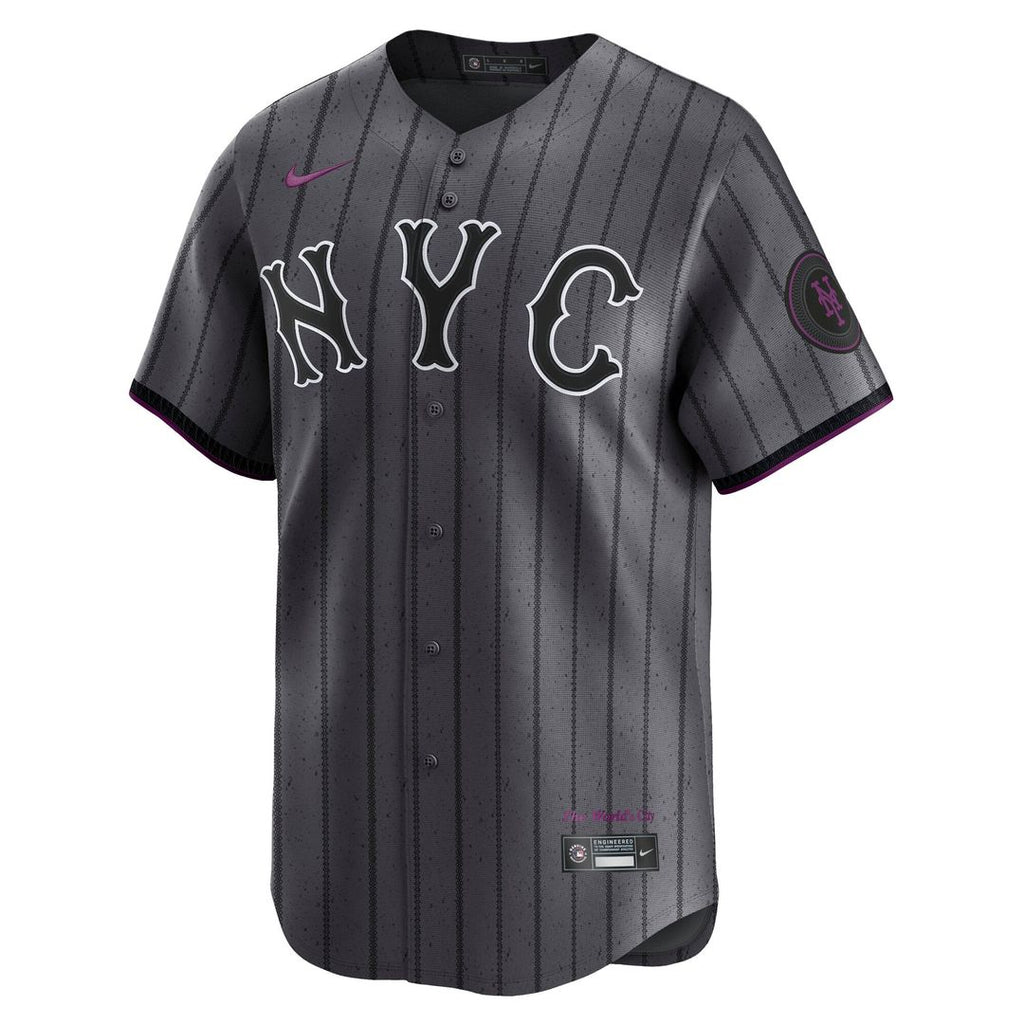 Francisco Lindor New York Mets Nike City Connect Limited Jersey - Gray | MLB Fan Gear