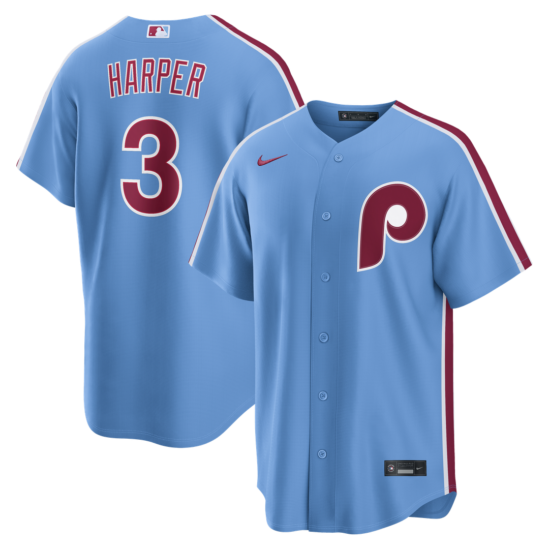 Bryce Harper Philadelphia Phillies Nike Road Replica Jersey - Gray | MLB Fan Gear