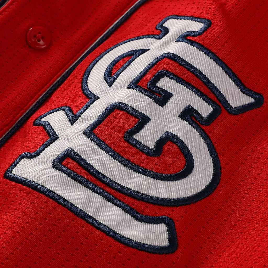 St. Louis Cardinals Stitches Team Color Full-Button Fashion Jersey - Red | MLB Fan Gear