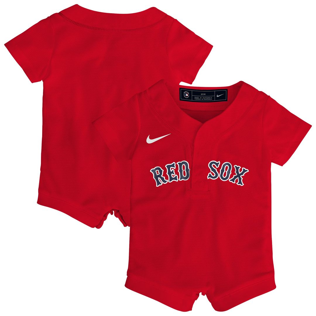 Boston Red Sox Nike Infant Alternate Replica Romper Jersey - Red | MLB Fan Gear