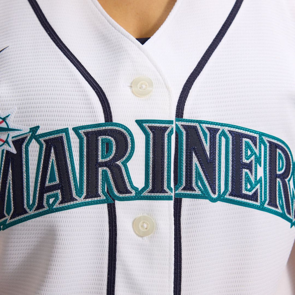 Cal Raleigh Seattle Mariners Nike Women's Home Replica Jersey - White | MLB Fan Gear