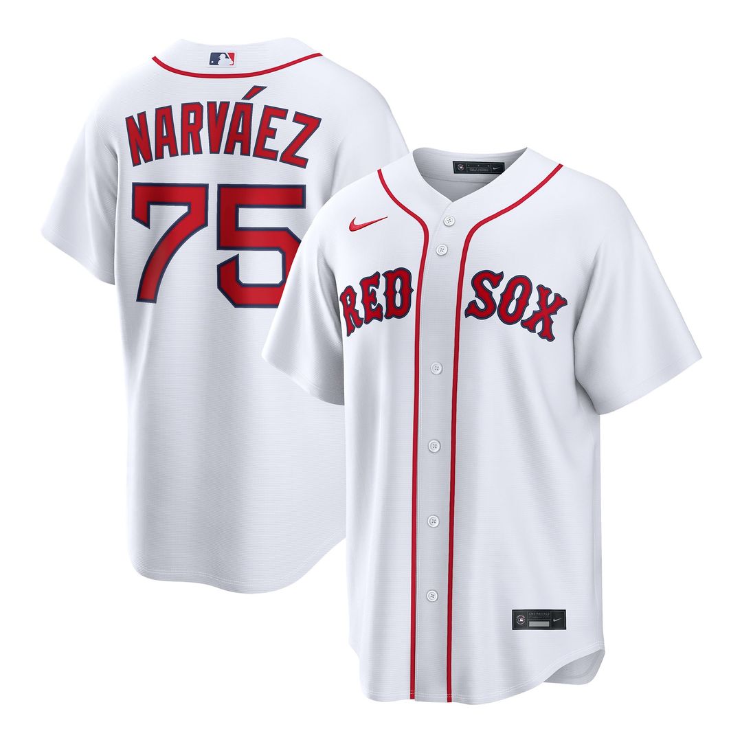 Carlos Narváez Boston Red Sox Nike Home Replica Jersey - White | MLB Fan Gear